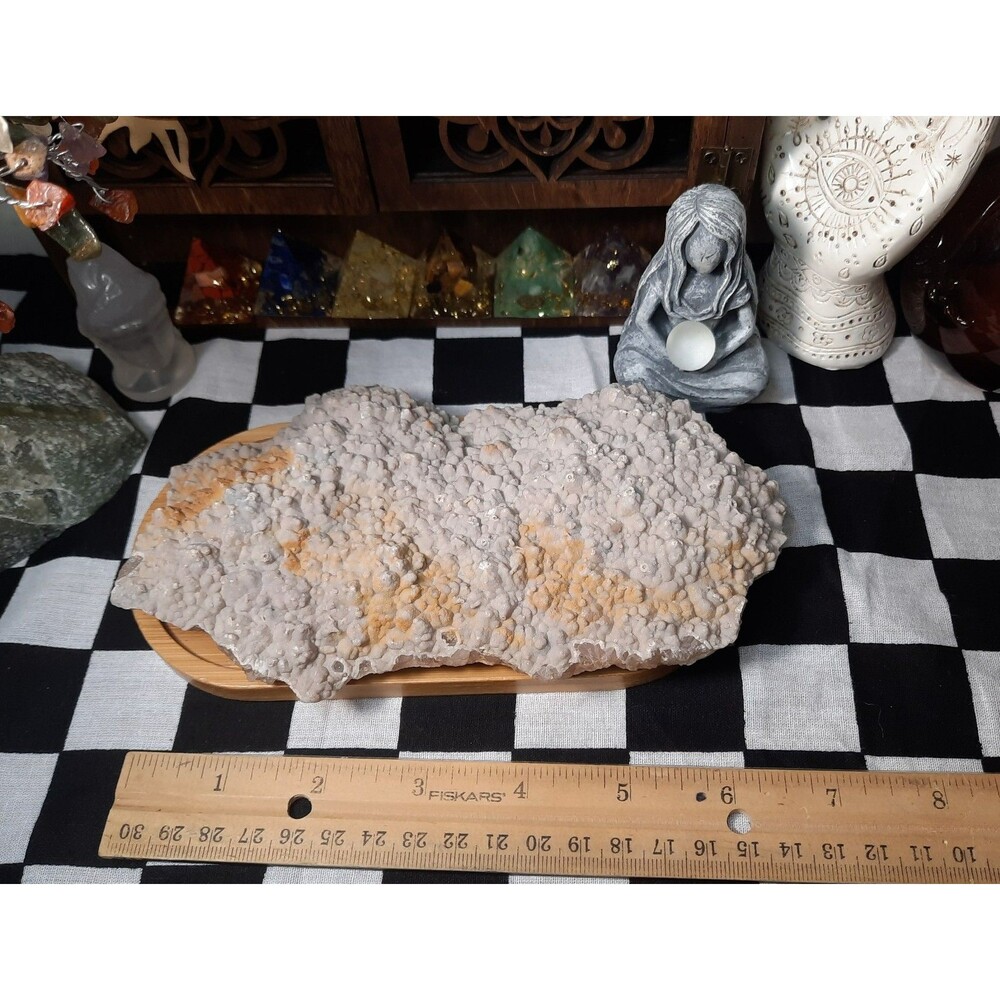 1.28 lb Missouri Druzy Quartz on Matrix Crystal Specimen